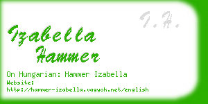 izabella hammer business card